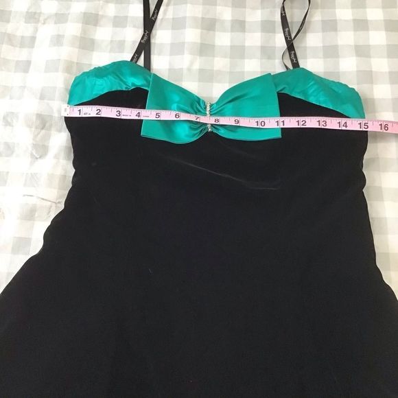 Joseph Ribkoff black velvet strapless ruffle tulle dress crinoline fit & flare 8 - Picture 11 of 16